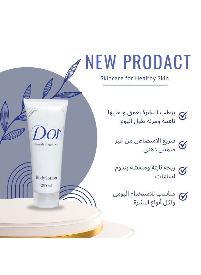 لوشن الجسم Don Original 250 مل – ترطيب عميق ونعومة فائقة برائحة منعشة - Image 3